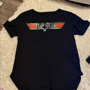 Top Gun Black Short Sleeve Tee